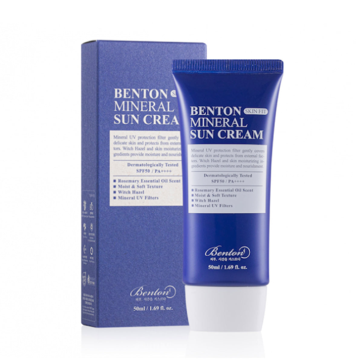 Benton Skin Fit Mineral Sun Cream SPF50+ PA++++ -  Αντηλιακή Κρέμα Προσώπου