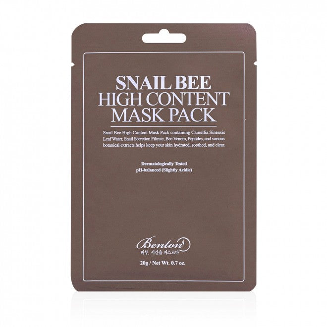 BENTON Snail Bee High Content Mask Pack - Μάσκα με βλέννη σαλιγκαριού