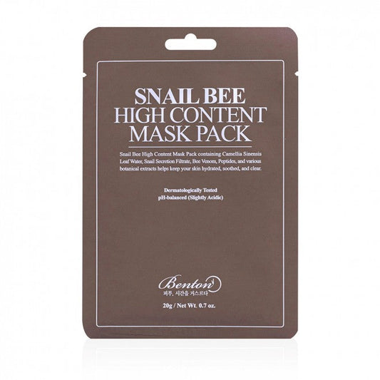BENTON Snail Bee High Content Mask Pack - Μάσκα με βλέννη σαλιγκαριού
