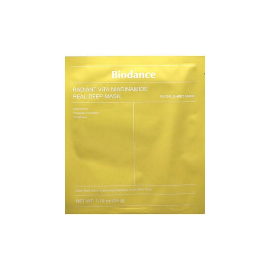 Biodance Radiant Vita Niacinamide Real Deep Mask- Μάσκα λάμψης και φωτεινότητας