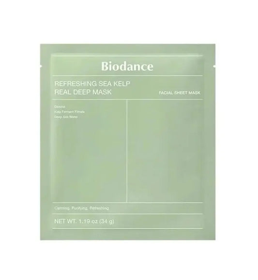 Biodance Refrsehing Sea Kelp Real Mask - Μάσκα σύσφιξης & λάμψης