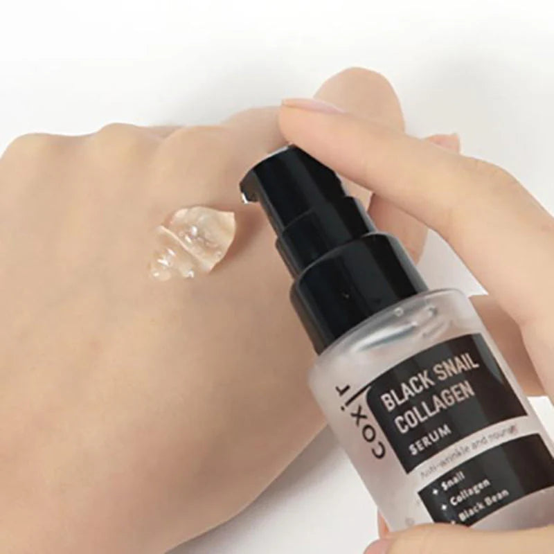 COXIR Black Snail Collagen Serum - Ορός αντιγήρανσης με έκκριμα σαλιγκαριού και κολλαγόνο