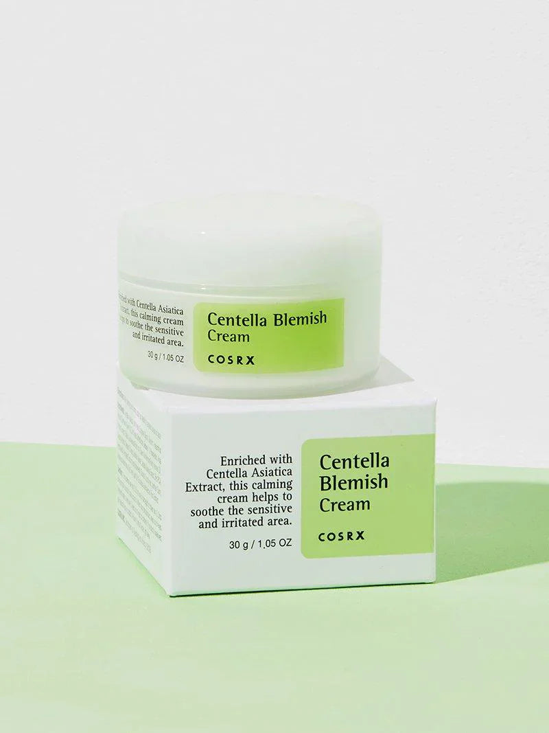 COSRX Centella Blemish Cream - Κρέμα Προσώπου Ημέρας κατά της Ακμής με Σεντέλα Ασιάτικα