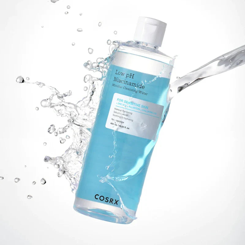 COSRX Low pH Niacinamide Micellar Cleansing water - Καθαριστικό Νερό χαμηλού pH  για ευαίσθητες επιδερμίδες