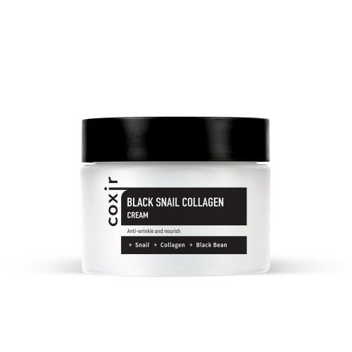COXIR Black Snail Collagen Cream - Ενυδατική κρέμα με έκκριμα σαλιγκαριού και κολλαγόνο
