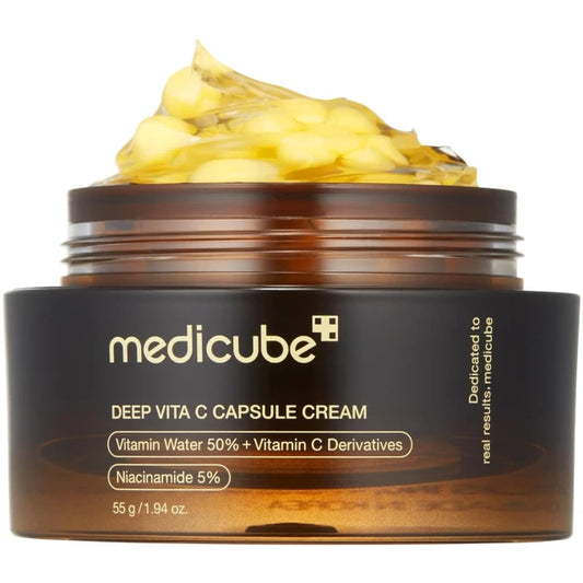 Medicube Deep Vita C Capsule Cream – Ενυδατική κρέμα διπλής υφής για φωτεινό δέρμα