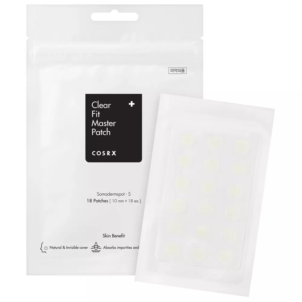 COSRX Clear Fit Master Patch - Διάφανα Ματ Επιθέματα για Μείωση Φλεγμονών και Kαταπολέμηση της Ακμής