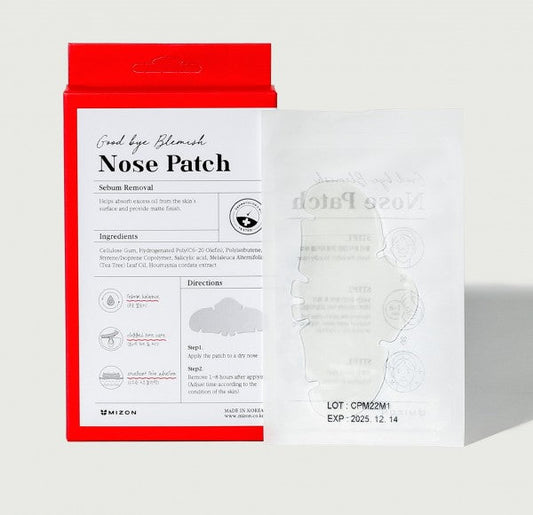 MIZON Good Bye Blemish Nose Pack 10pc -  Επιθέματα Μύτης για Μαύρα Στίγματα