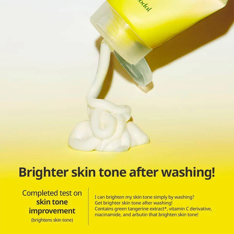 Goodal Green Tangerine Vita C Cleansing Foam - Αφρός καθαρισμού με βιταμίνη C που φωτίζει και εξομαλύνει τον τόνο του δέρματος