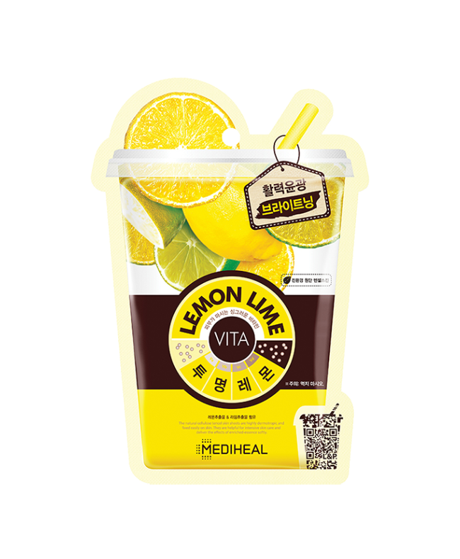 Mediheal Lemon Lime Vita Mask - Μάσκα για βαθιά ενυδάτωση