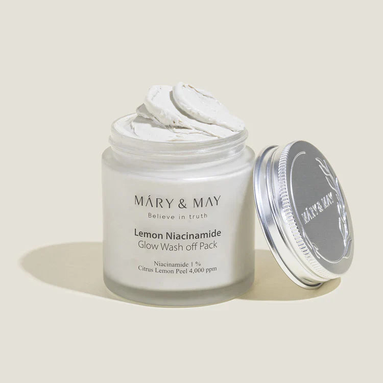 Mary&May Lemon Niacinamide Glow Wash off Pack - Μάσκα άργιλου για λάμψη & καθαρό δέρμα