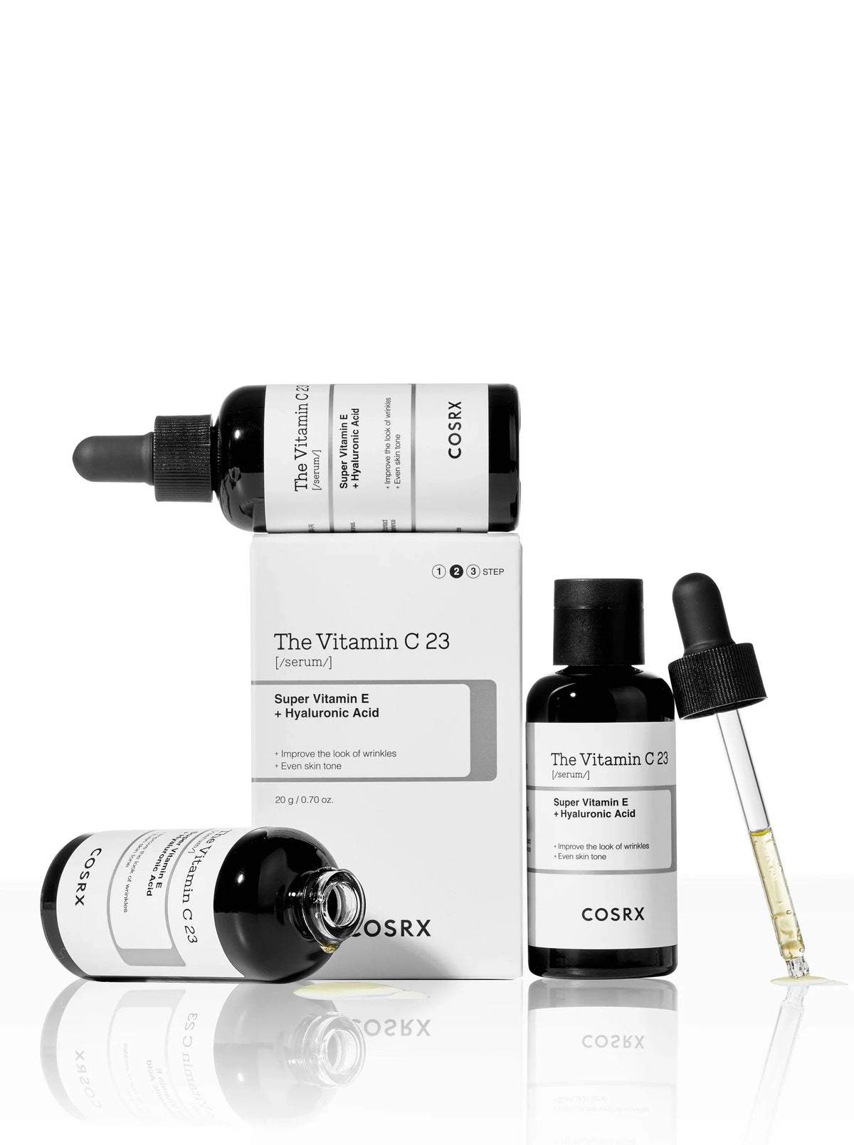 Cosrx The Vitamin C 23 Serum -  Ενυδατικός & Αντιγηραντικός Ορός Προσώπου με καθαρή βιταμίνη C 23% & Βιταμίνη E για Αποτoξίνωση & Λάμψη
