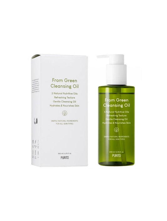 Purito From Green Cleansing Oil 200ml - Λάδι ντεμακιγιάζ με πέντε φυτικά έλαια