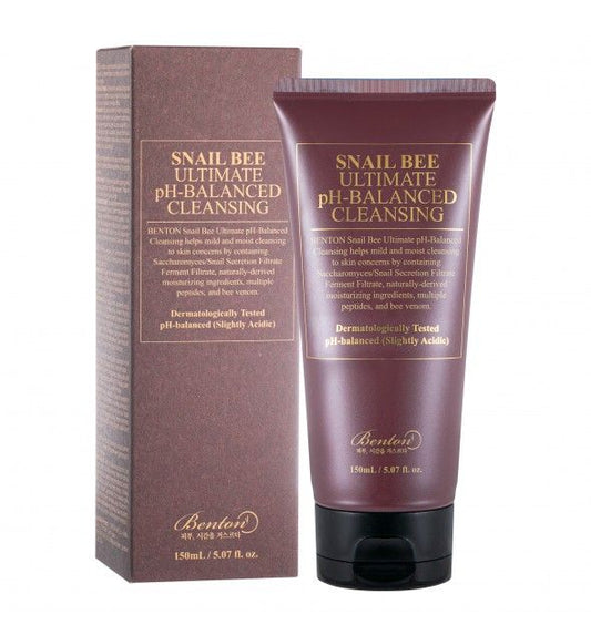 BENTON Snail Bee Ultimate pH-Balanced Cleansing - Αφρός καθαρισμού προσώπου με βλεννογόνο σαλιγκαριού