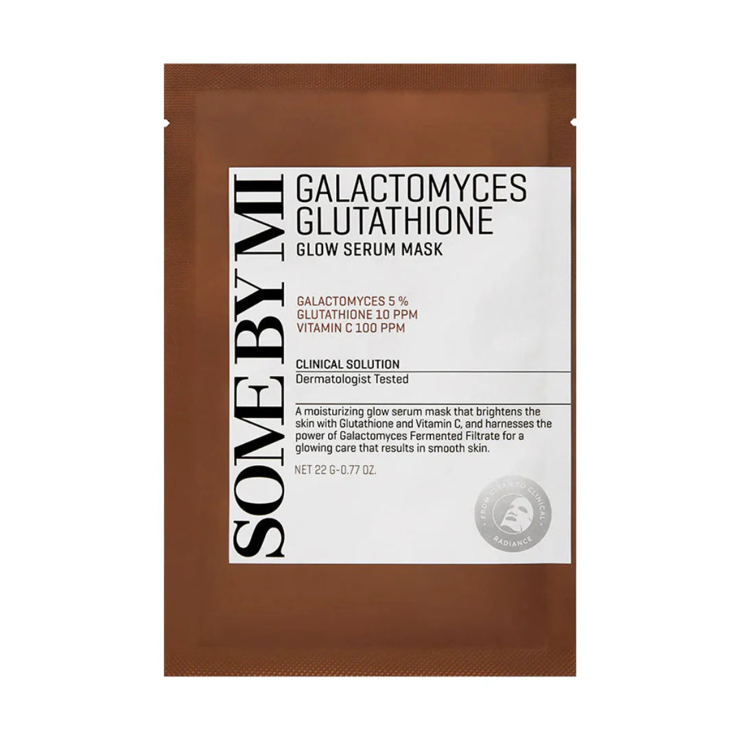 Some By Mi Galactomyces Glutathione Glow Serum Sheetmask - Υφασμάτινη μάσκα προσώπου για λειά λαμπερή επιδερμίδα