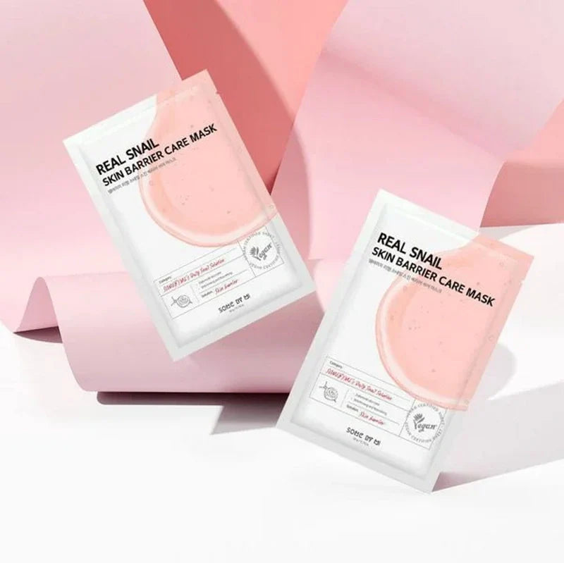 Some By Mi Real Snail Skin Barrier Care Mask - Μάσκα ενυδατική με αναπλαστική δράση