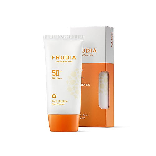 FRUDIA Tone Up Base Sun Cream SPF 50+ PA++++ -  Ενυδατικό Αντηλιακό Προσώπου Ελαφριάς Υφής