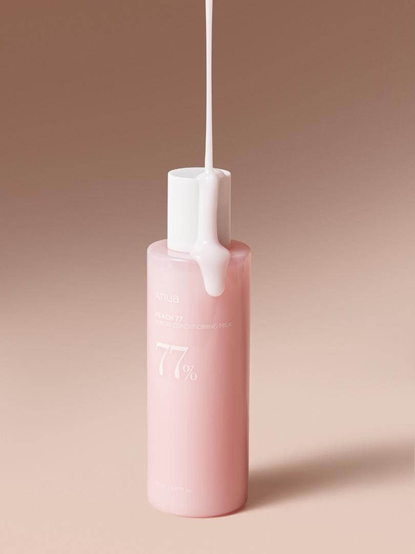 Anua Peach 77% Niacin Conditioning Milk -  Ενυδατικό Γαλάκτωμα Προσώπου με Υαλουρονικό Οξύ & Νιασιναμίδη για βαθιά ενυδάτωση & λεία επιδερμίδα